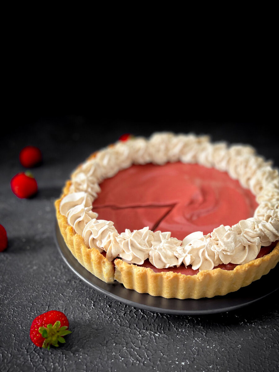 Red Velvet Pie (vegan, sugar-free, gluten-free)